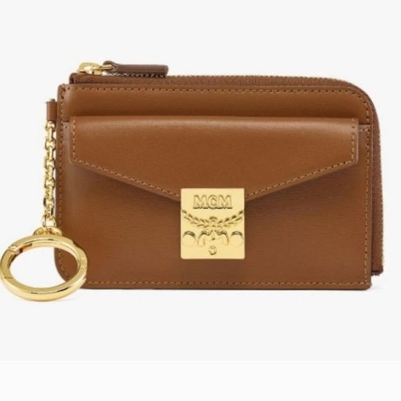 Authentic New MCM Tracy Zip Card Case in Spanish Leather - Picture 2 of 16